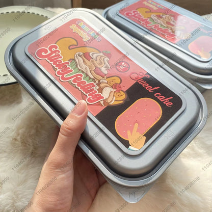 Sticky Box Cake Squishy Toy Slow Rising Squeeze Toy Butter Ice Cream Box Squishy Fidget Toy anti Stress Release Hand Relax Gift