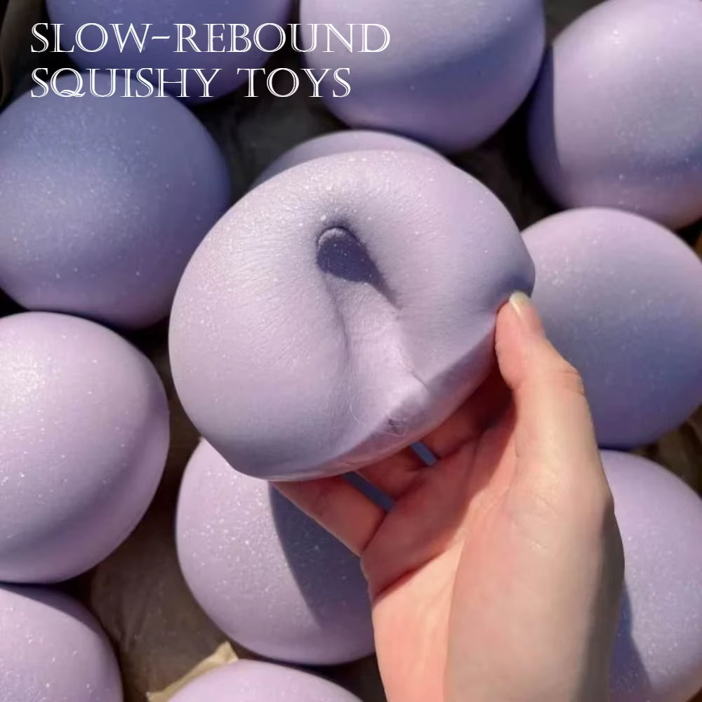 Squishy Simulated Bread Squeeze Toy Soft Stress Relief Slow Rising Sensory Fidget for Anxiety ADHD Autism Gifts for Kids Adults