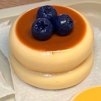 Taba Squishy Strawberry Blueberry Soufflé Stress Relief Toy Sensory Fidget Toys for Kids Adults Anxiety Relaxation, Squeeze Gift