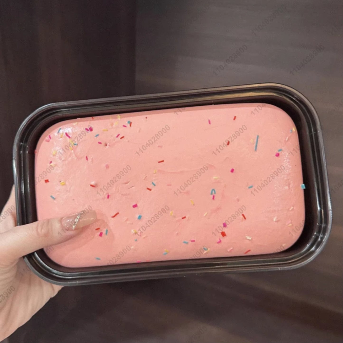 Sticky Box Cake Squishy Toy Slow Rising Squeeze Toy Butter Ice Cream Box Squishy Fidget Toy anti Stress Release Hand Relax Gift