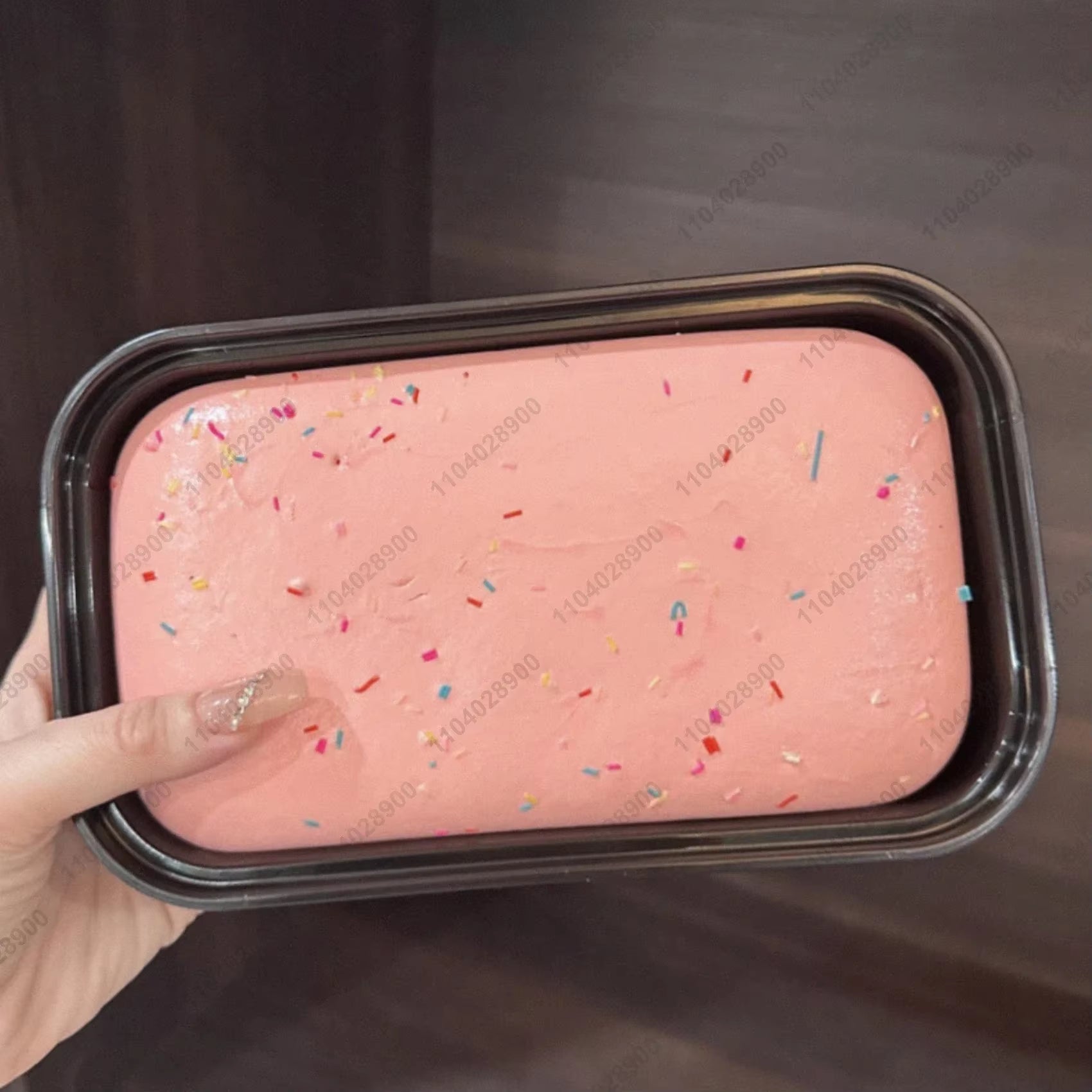 Sticky Box Cake Squishy Toy Slow Rising Squeeze Toy Butter Ice Cream Box Squishy Fidget Toy anti Stress Release Hand Relax Gift