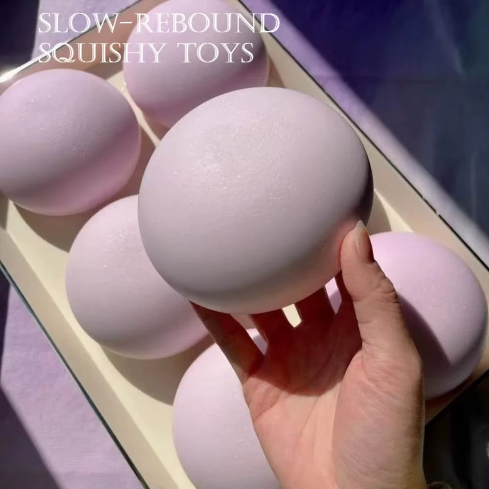 Squishy Simulated Bread Squeeze Toy Soft Stress Relief Slow Rising Sensory Fidget for Anxiety ADHD Autism Gifts for Kids Adults