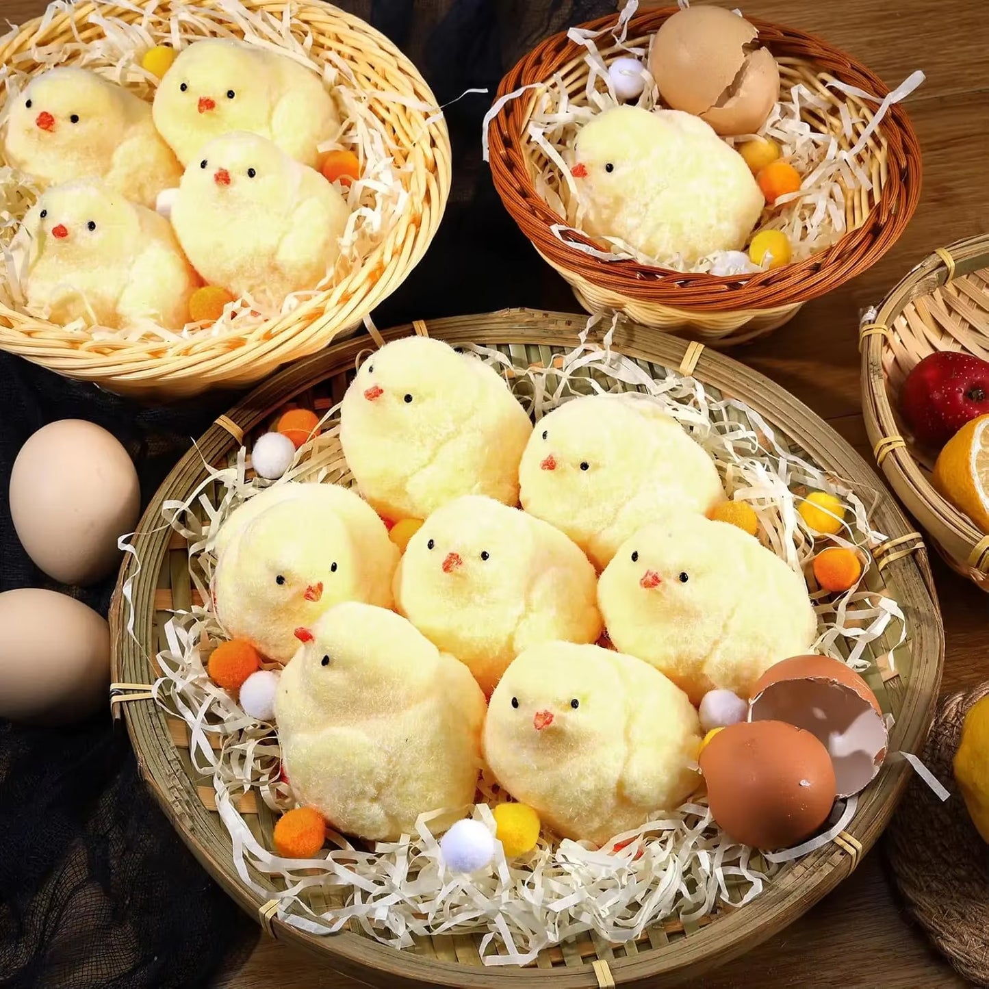 Handmade Chick Squishy Toys Ultra Soft Squishy Fidget Toys Silicone Pinch Entertainment Games for Children Christmas Gifts