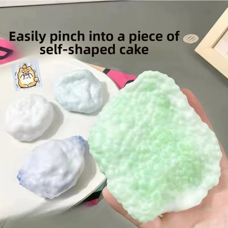 Crunchy Squishy Stress Ball Dual Texture Sensory Toy for Anxiety Relief - Fidget Hand Exercise Relax ADHD Focus Adult Kids Gift