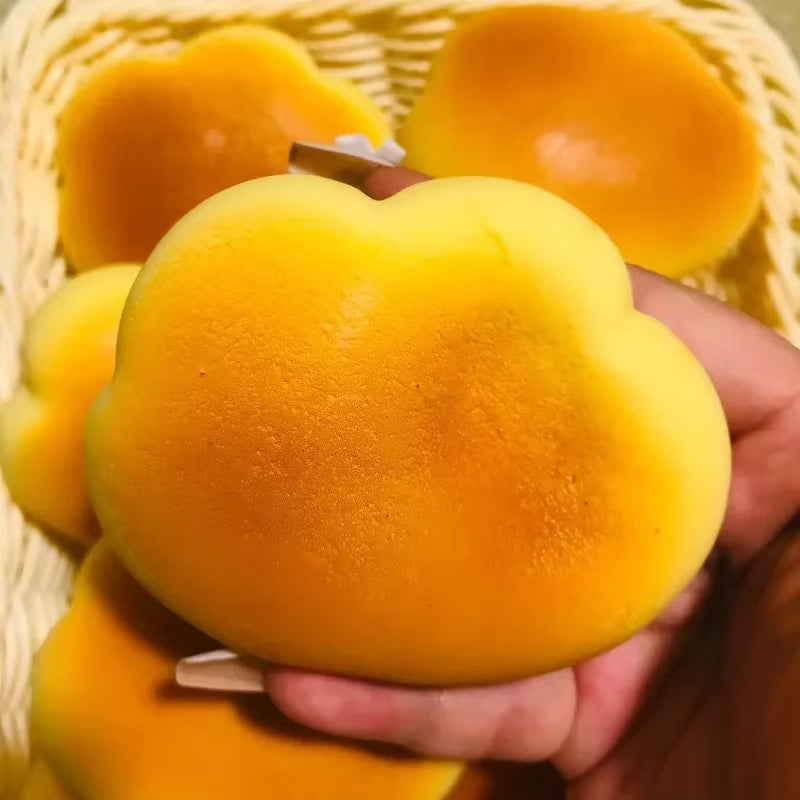 Caramel Color Cloud Bread Slow Rebound Pinch Music Decompression Vent Toy Squishy Decompression