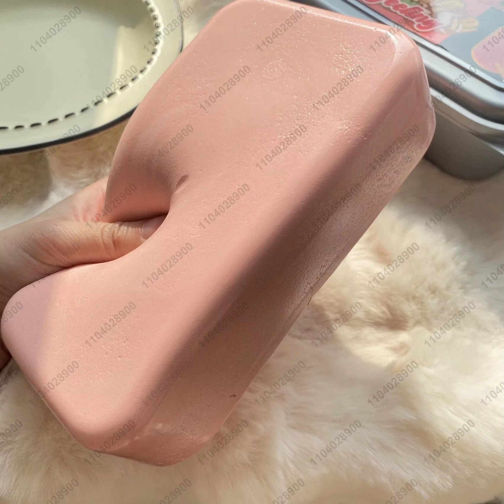 Sticky Box Cake Squishy Toy Slow Rising Squeeze Toy Butter Ice Cream Box Squishy Fidget Toy anti Stress Release Hand Relax Gift